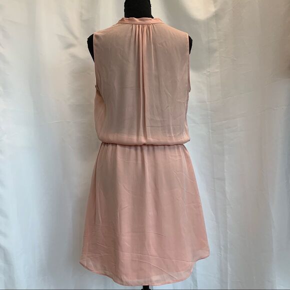 ARITZIA Babaton Benedict silk dress blush pink Sz M🔥 - Picture 7 of 15